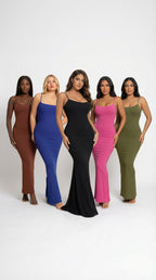 Shapewear Dress with Built-In Shorts