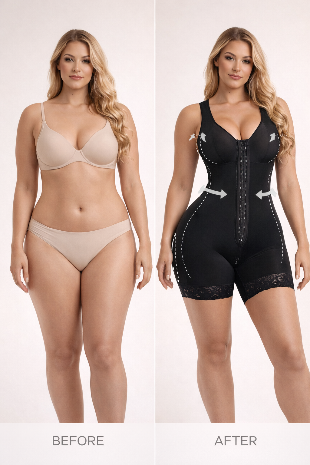 Full Body Shaper Faja – Waist & Tummy Sculpt