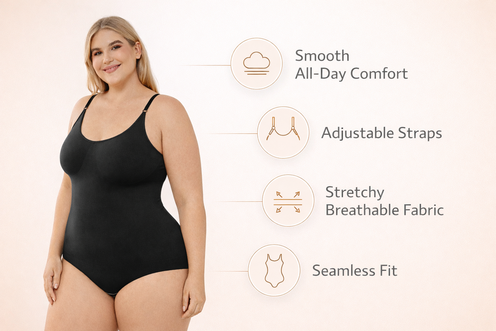 Body Shaper Bodysuit – Smooth & Sculpt