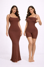 Shapewear Dress with Built-In Shorts