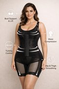 Bodysuit Buttoned Corset One-piece Shapewear